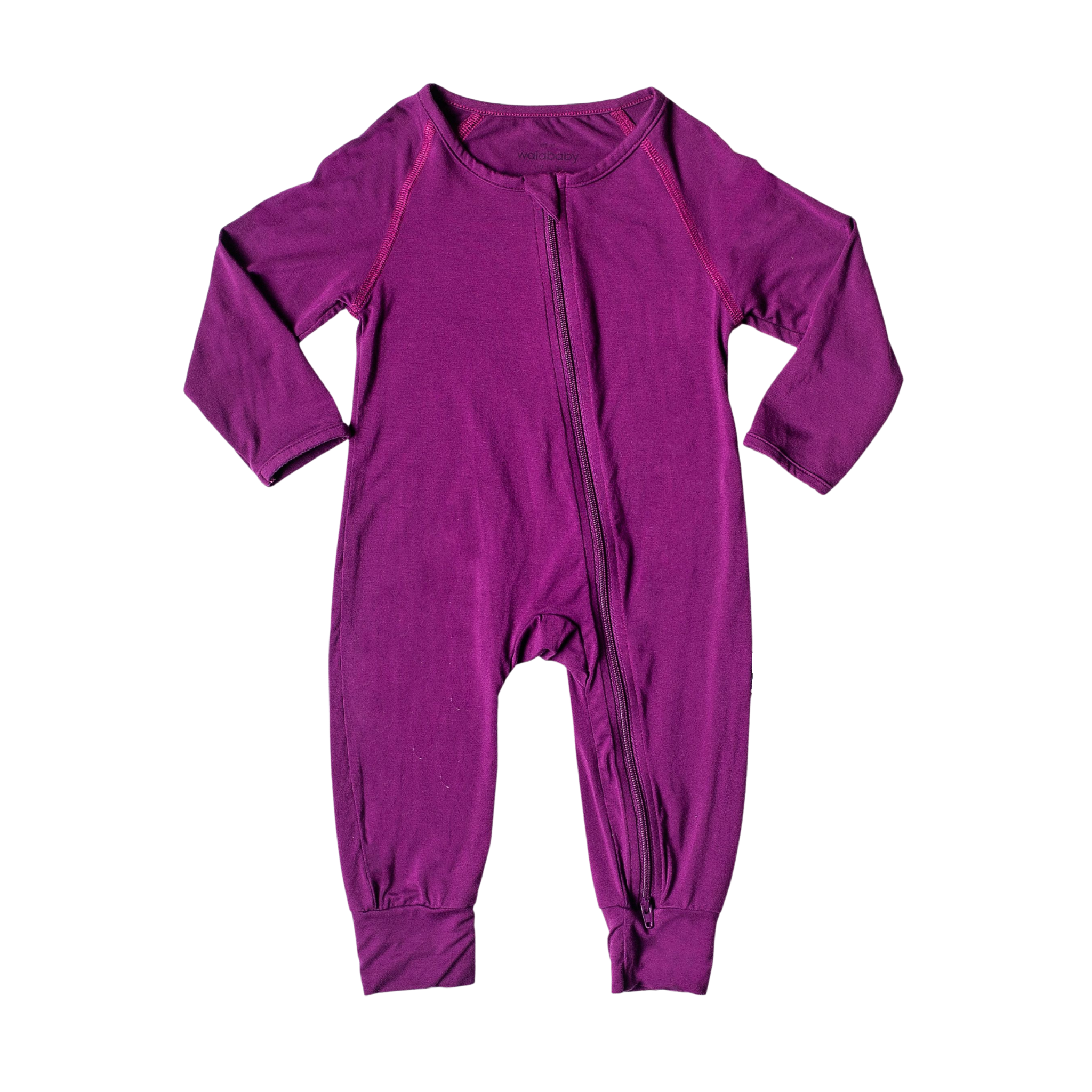 UPF 50+ Bamboo Romper Plum Purple