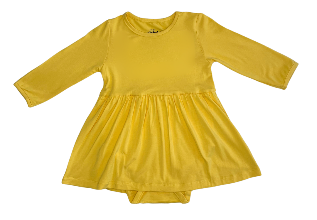 UPF 50+ Bamboo Baby Dress Sunflower