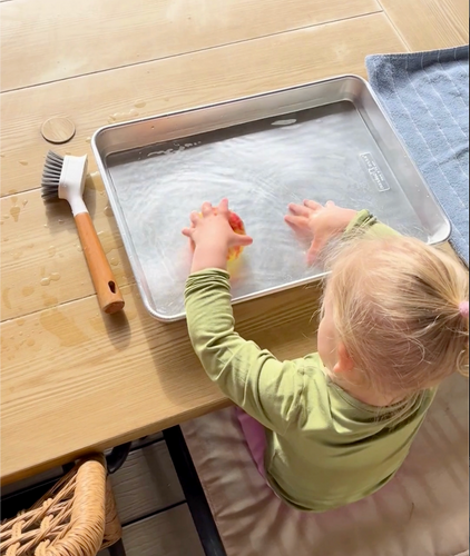 Outdoor Activity: Apple Washing
