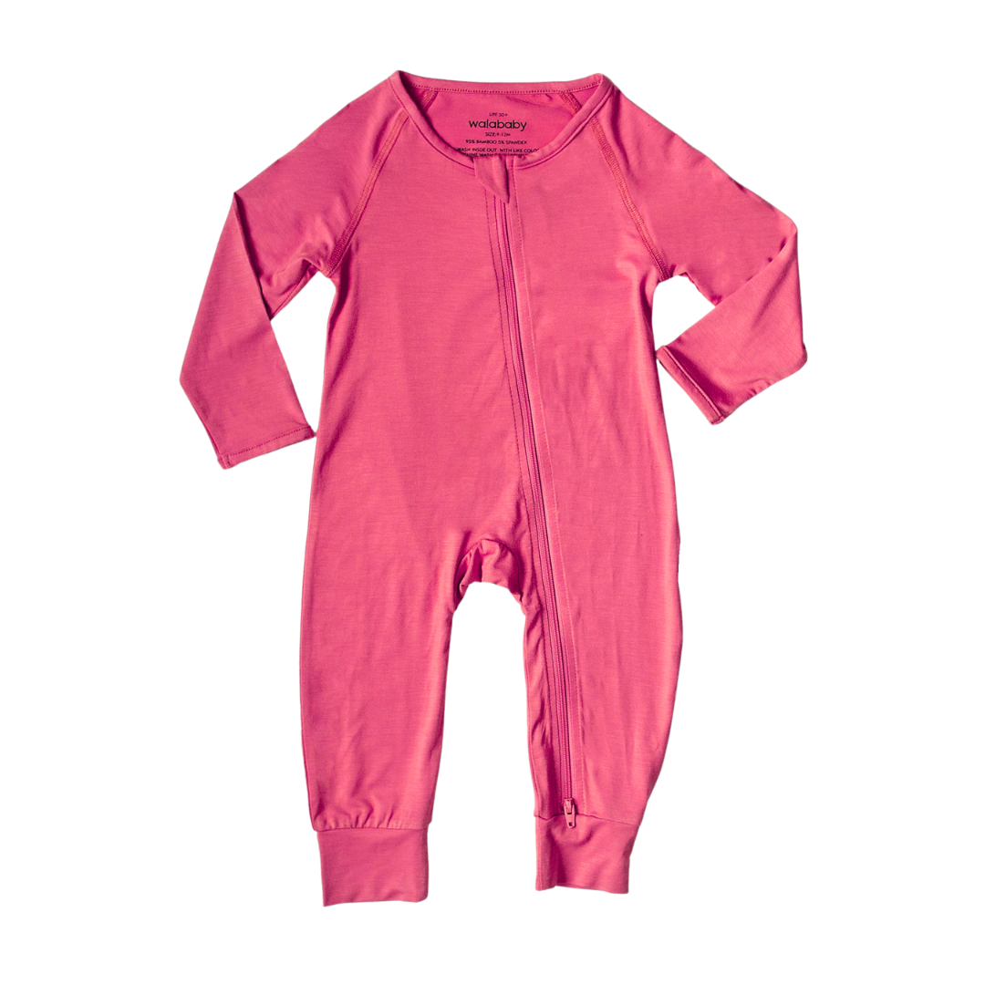 UPF 50+ Bamboo Romper Watermelon